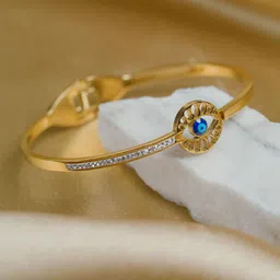 ARTKLIM Women Gold-Plated Bangle-Style Bracelet-5