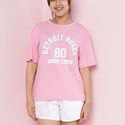 Lil Tomatoes Girls Pink Cotton Regular Fit Night Suit-image-65