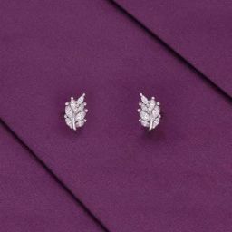 Kai Jewel Trendy Leaf-style Silver Earrings-image-33