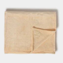 MiArcus Peach Polyester 150 TC Solid Baby Blanket-11