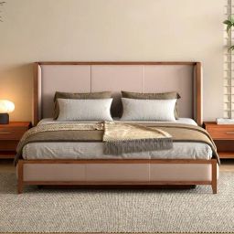 Durian Kingsley Chestnut Fabric King Bed-image-33