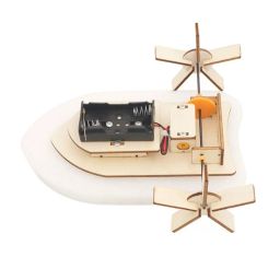 Paddle Wheeler Boat STEM Kit DIY Wooden Paddle Wheeler Boat Educational Toy Science Experiment Kit For Project Build Innovative Thinking in Child - RS6326Paddle Wheeler Boat STEM Kit DIY Wooden Paddle Wheeler Boat Educational Toy Science Experiment Kit For Project Build Innovative Thinking in Child - RS6326 image 3