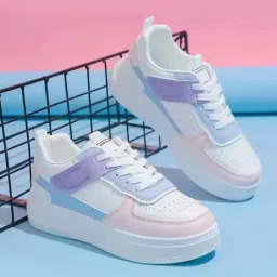 Shoetopia Women's Multicolor Sneakers-image-58