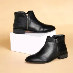 Forever Glam by Pantaloons Women's Black Casual Boots-picture-37
