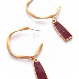 Sohi Gold Plated Designer Stone Drop Earrings-22