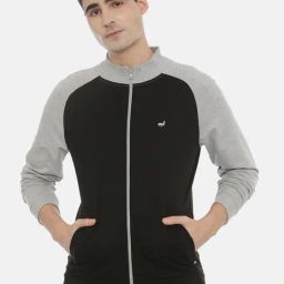 3PIN Multi Regular Fit Cotton Colour-Block Sweatshirt-picture-36