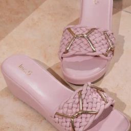 Inc.5 Women's Pink Casual Wedges-image-70