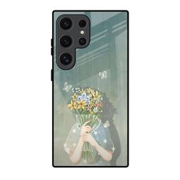 QRIOH Floral Printed Samsung Galaxy S24 Ultra 5G Back Case Mobile Accessories-image-20
