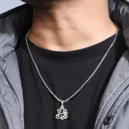 the bro code The Bro Silver Gold Plated Ganesh Pendant Necklace for Men-picture-20