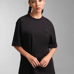 Kazo Black Printed T-Shirt-41