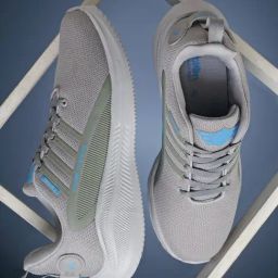 Action Men's Light Grey Running Shoes-picture-9