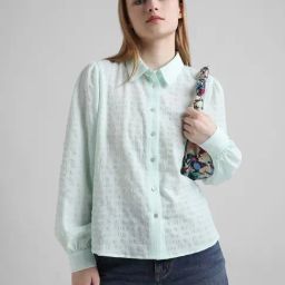 Only Light Green Regular Fit Shirt-image-92