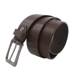 Everestwolf Men Textured Leather Formal Belt-image-99