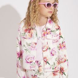 Vero Moda Girls Floral Denim Jacket-image-26