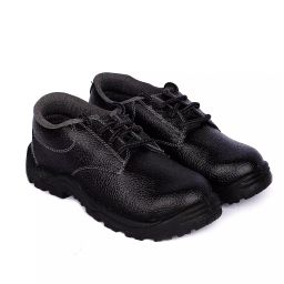 Robustt PVC Single Density Strong Toe Low Ankle Black Safety Shoe Size 11-image-8