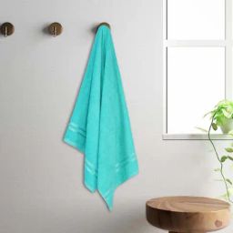 Welspun Quick Dry Sea Green Cotton 380 GSM Bath Towel-34