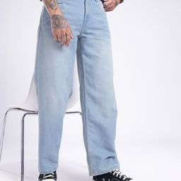 glitchez Men Heavy Fade Wide Leg Jeans-picture-7