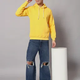 Obaan Men Hooded Winter Sweatshirt-image-97