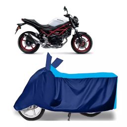 Auto Pearl Two Wheeler Cover for Suzuki SV 650 - Cyan, Blue-image-79