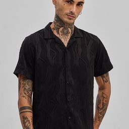 Snitch Men Smart Slim Fit Self-Design Casual Shirt-image-74