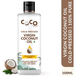 Coco Crush Cold Pressed Virgin Coconut Oil 100% Pure & Natural - 100 ml-image-66