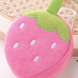 Strawberry Shaped Bath Sponge- Pink-61