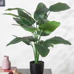 Arick Decor Artificial Green Banana Plant With Pot-25