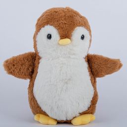 DukieKooky Kids Brown & White Penguin Soft Toy,Height - 25 cm-5