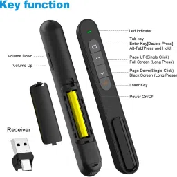 Jihaan ppt long range remote power point with laser Presenter-46