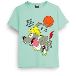 Cooldesi Kids-Unisex Green Cotton Tshirts-image-50