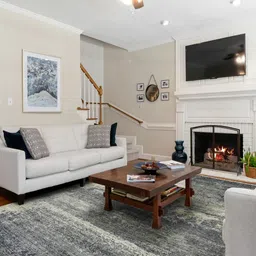 saraswatii global Black & Cream-Colored Abstract Anti-Skid Rectangle Woollen Carpet-picture-47