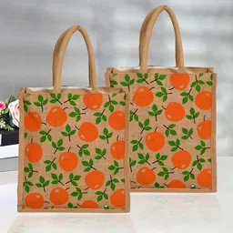 Kuber Industries Set Of 2 Printed Handheld Bags image 1