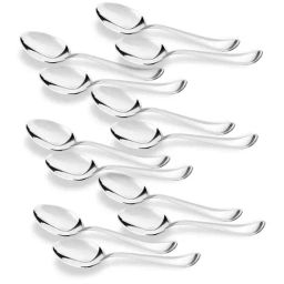 Sumeet Silver Stainless Steel Spoon Set-12
