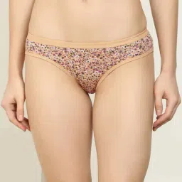 AROUSY Beige Printed Bikini Panty-image-31