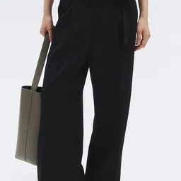 H&M Women Wide Belted Trousers-picture-31