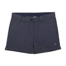 Elle Kids Navy Textured Shorts-image-83