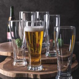 Goodhomes Transparent Glass Beer Tumblers (460 ml) - Set of 6-image-3