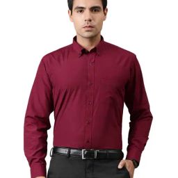 English Navy Maroon Full Sleeves Shirt-image-98