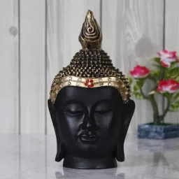 eCraftIndia Polyresin Elegant Buddha Head-image-36