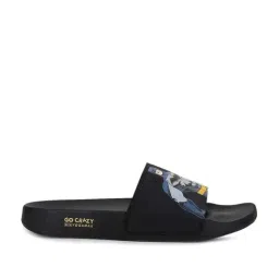 Campus Men's Black Slides-50