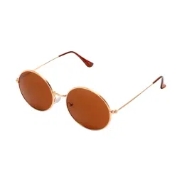 Roadies Brown Oval Unisex Sunglasses-image-1