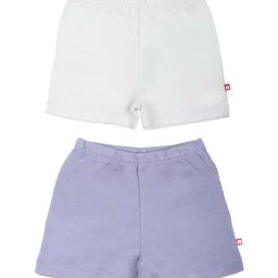Nino Bambino Boys Blue & White Cotton Regular Fit Shorts (Pack of 2)-image-37