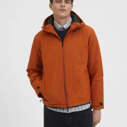 SELECTED HOMME Bombay Brown Regular Fit Bomber Jacket-image-34
