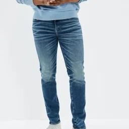 American Eagle Blue Slim Fit Jeans-picture-35