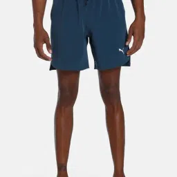Puma Blue Regular Fit Sports Shorts-image-77