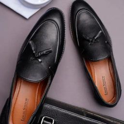 Louis Stitch Men's Black Formal Mocassins-picture-41