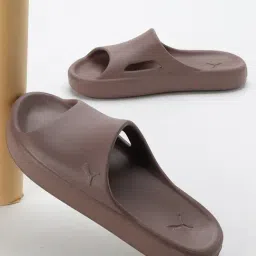 Puma Men's Shibui Cat Brown Slides-image-49