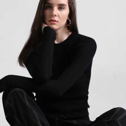 Only Black Slim Fit Pullover-41