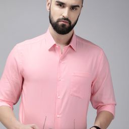 Arrow Manhattan Slim Fit Textured Pure Cotton Formal Shirt-image-29