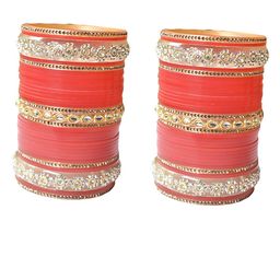 Fashionzara Set Of 2 Stone Studded Bangle-image-57